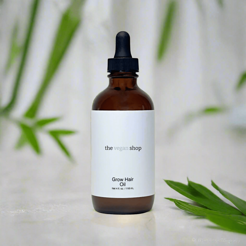 Grow Hair Oil - The Vegan Shop - SeeTheGlow